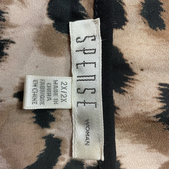 Spense leopard print tank top Size - 2X - Picture 2 of 2